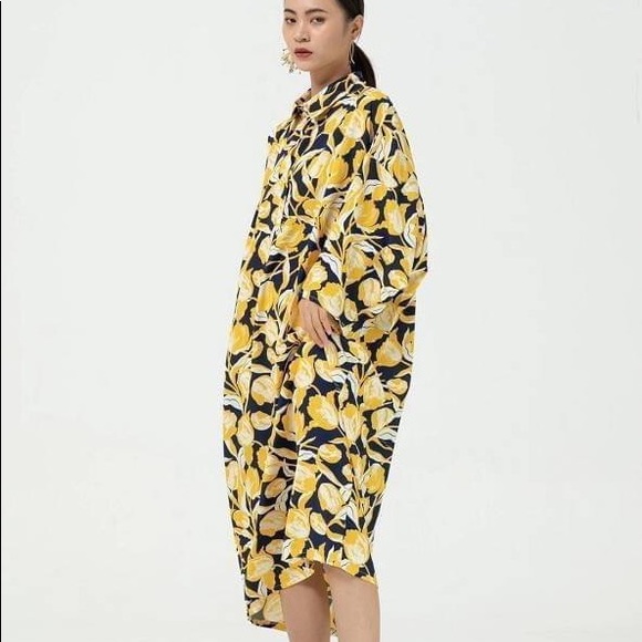 Floral printed dress 3728 - Picture 2 of 3